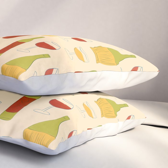 Italian Vino Pillow Sham Gallery Image 3