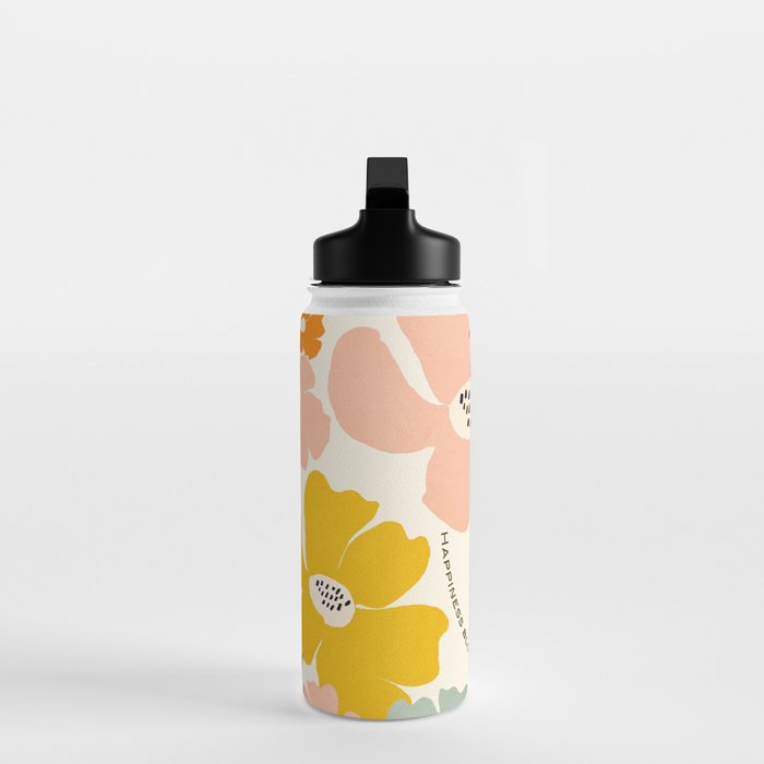 Happiness blooms Water Bottle Gallery Image 3