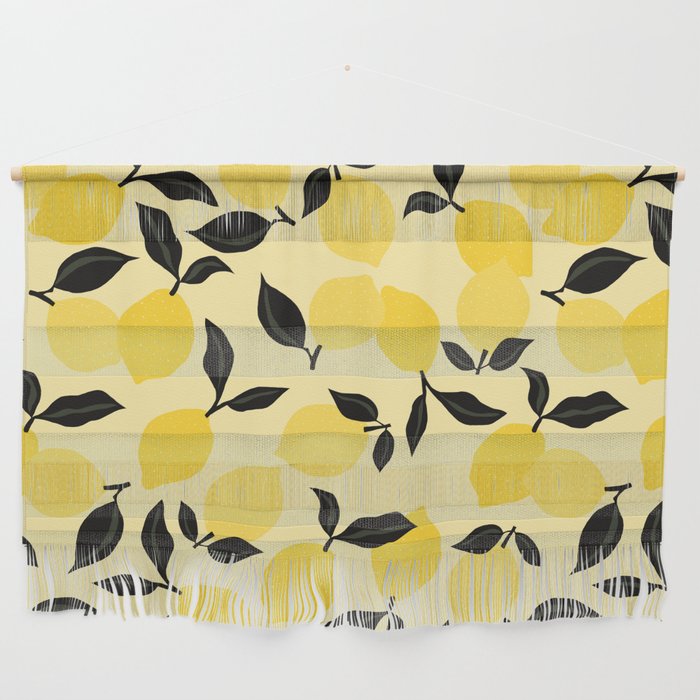 Seamless Citrus Pattern / Lemons Wall Hanging Gallery Image 1