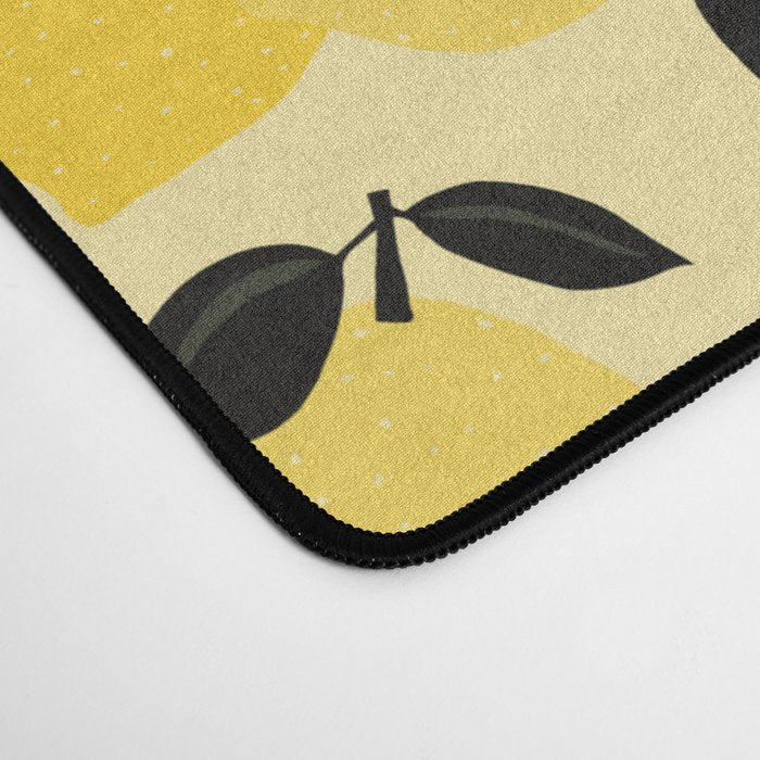 Seamless Citrus Pattern / Lemons Desk Mat Gallery Image 4