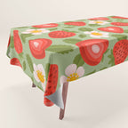 Strawberry Pattern - Amalfi Coast Cocktails Tablecloth Gallery Image 1