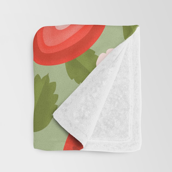 Strawberry Pattern - Amalfi Coast Cocktails Throw Blanket Gallery Image 3