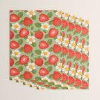 Strawberry Pattern - Amalfi Coast Cocktails Wrapping Paper Gallery Image 3