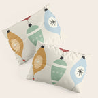 Mid Century Modern Christmas Baubles Pillow Sham Gallery Image 3
