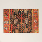 Bakhtiari Antique Persian Rug Print Welcome Mat Gallery Image 1