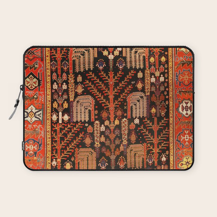 Bakhtiari Antique Persian Rug Print Laptop Sleeve Gallery Image 1