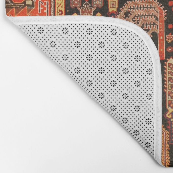 Bakhtiari Antique Persian Rug Print Bath Mat Gallery Image 2