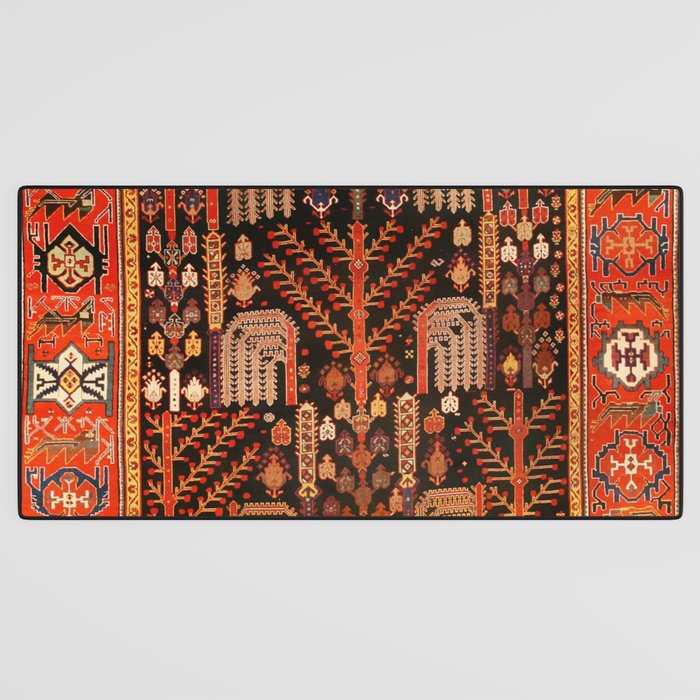 Bakhtiari Antique Persian Rug Print Desk Mat Gallery Image 3