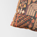 Bakhtiari Antique Persian Rug Print Pillow Sham Gallery Image 4