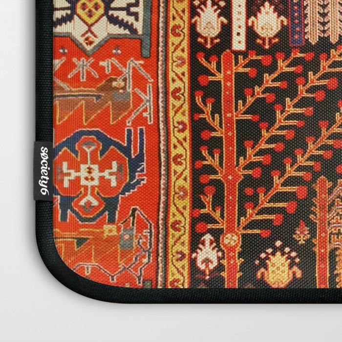 Bakhtiari Antique Persian Rug Print Laptop Sleeve Gallery Image 3