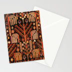 Bakhtiari Antique Persian Rug Print Stationery Card Gallery Image 2