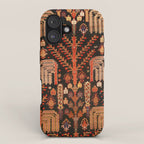 Bakhtiari Antique Persian Rug Print iPhone Case Gallery Image 1