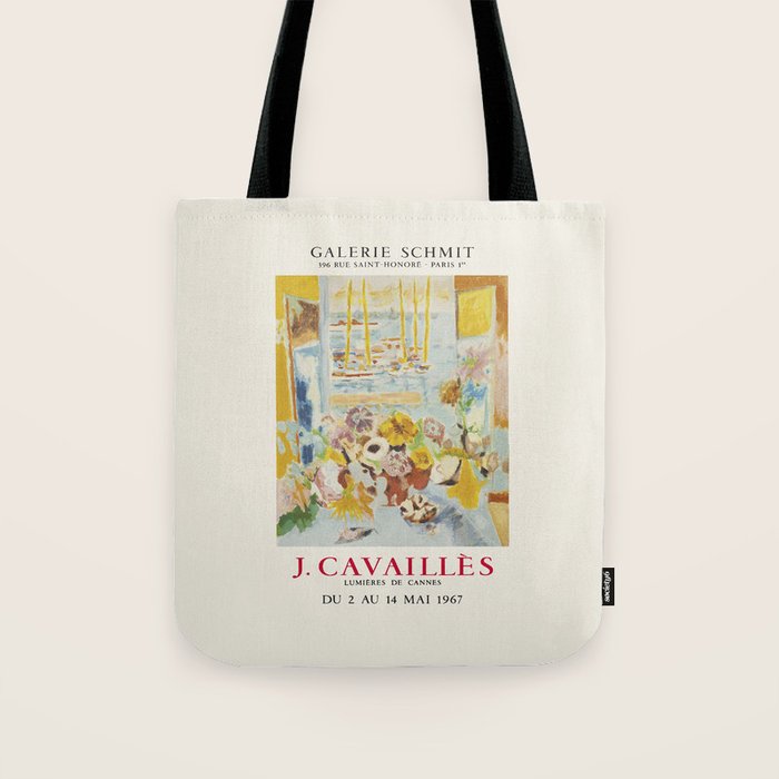 Jules Cavailles Art Exhibition Poster, 1967 Tote Bag Gallery Image 1