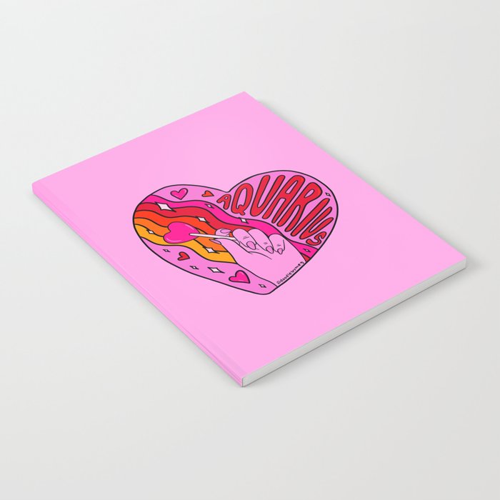 Aquarius Valentine Notebook Gallery Image 2