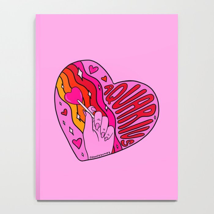 Aquarius Valentine Notebook Gallery Image 4