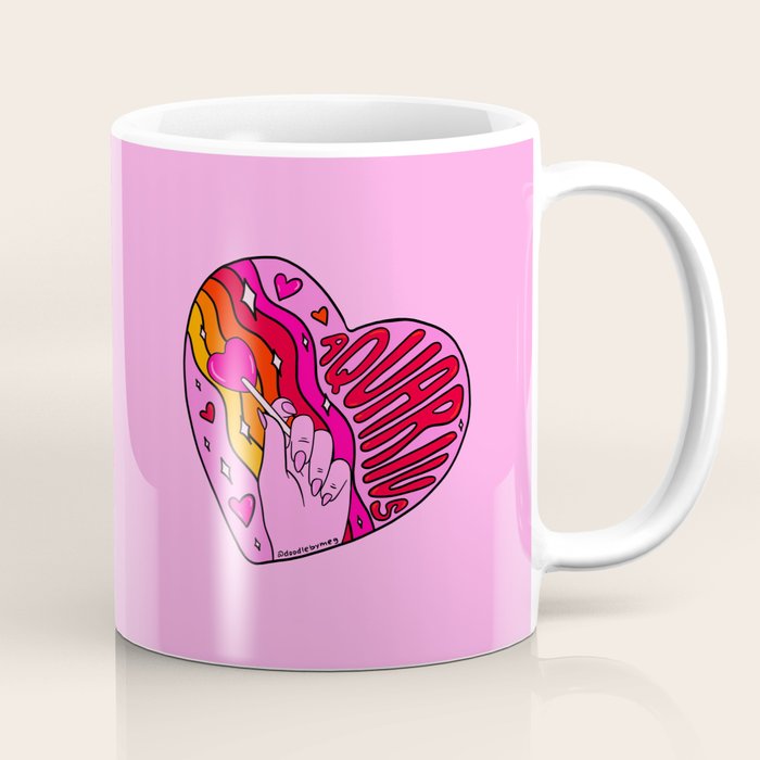 Aquarius Valentine Coffee Mug Gallery Image 1