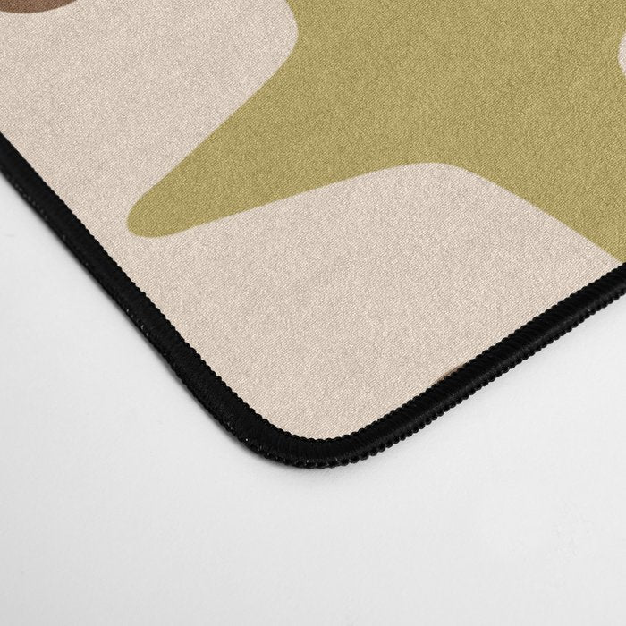 Mid Century Modern Googie Star Pattern Mid Mod Desk Mat Gallery Image 4