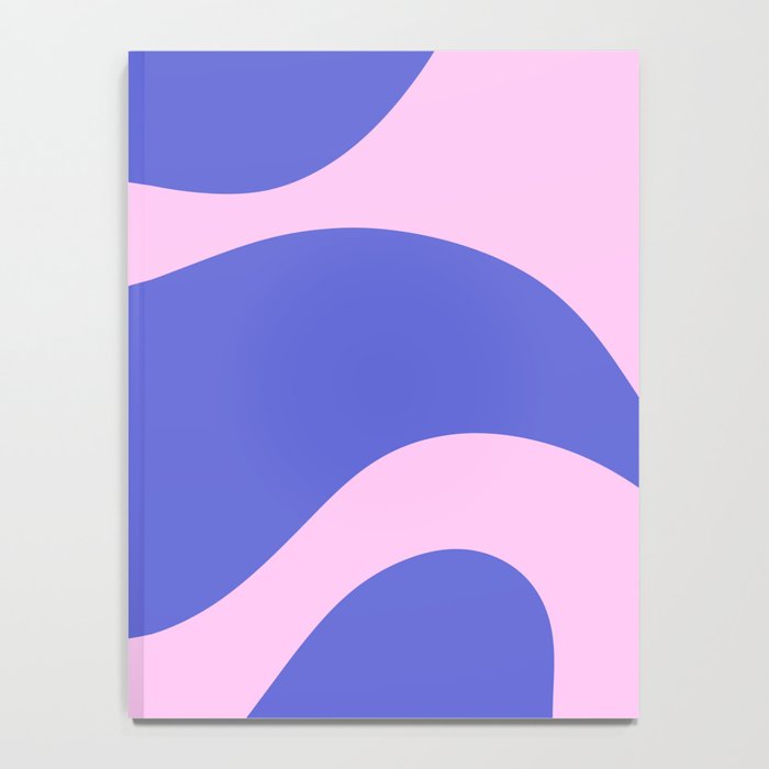 Wavy Land - Pink and Blue Notebook Gallery Image 4