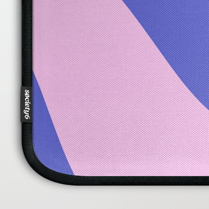 Wavy Land - Pink and Blue Laptop Sleeve Gallery Image 3