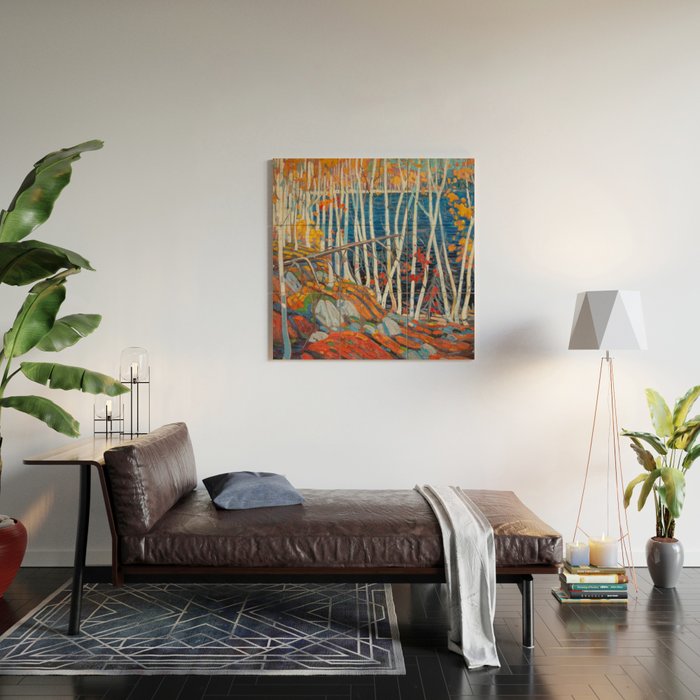 In The Northland (Group Of Seven) by Tom Thomson Canadian Landscape Art Wood Wall Art Gallery Image 2
