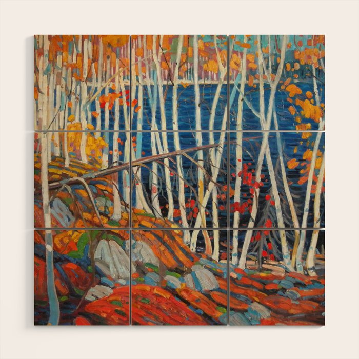 In The Northland (Group Of Seven) by Tom Thomson Canadian Landscape Art Wood Wall Art Gallery Image 1