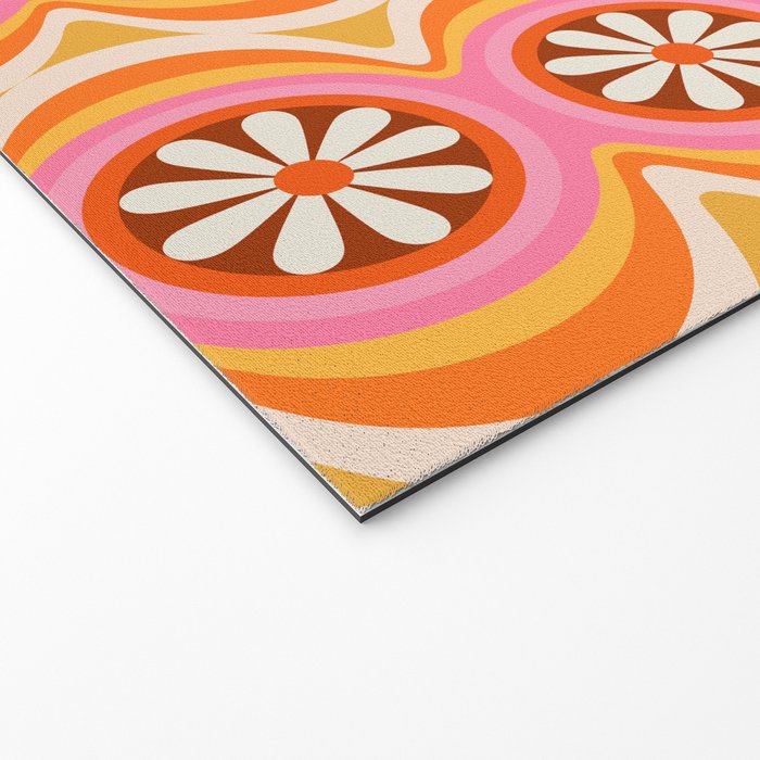 Wavy Daisy Welcome Mat Gallery Image 2