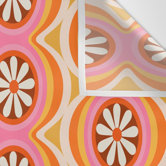 Wavy Daisy Wall Tapestry Gallery Image 3