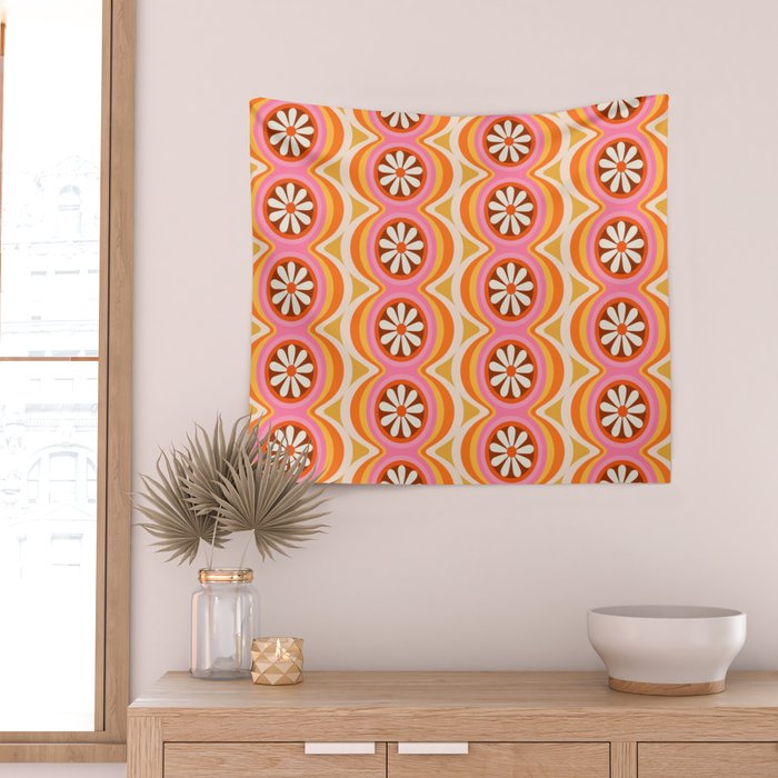 Wavy Daisy Wall Tapestry Gallery Image 2