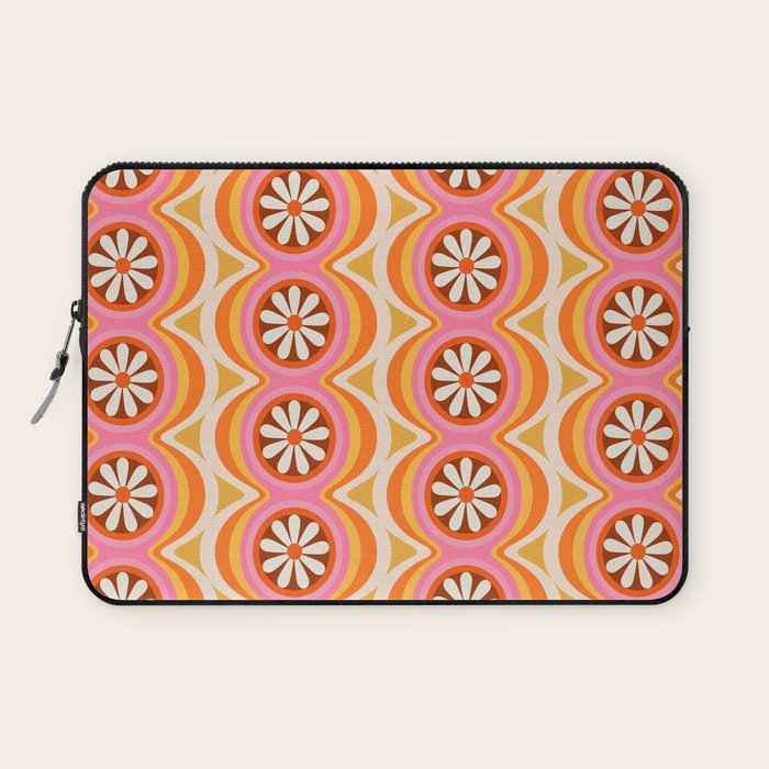 Wavy Daisy Laptop Sleeve Gallery Image 1