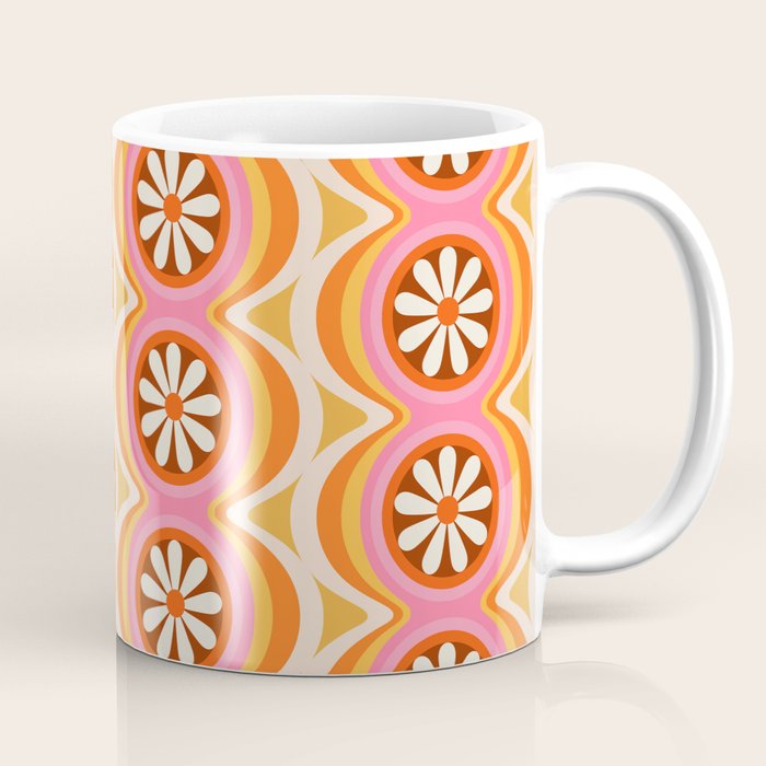 Wavy Daisy Coffee Mug Gallery Image 1