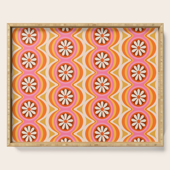 Wavy Daisy Serving Tray Gallery Image 1