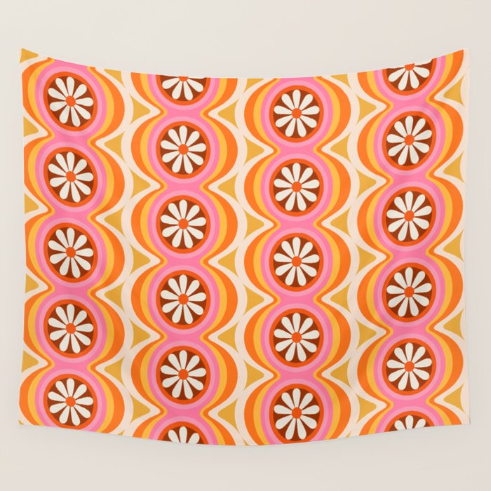 Wavy Daisy Wall Tapestry Gallery Image 4