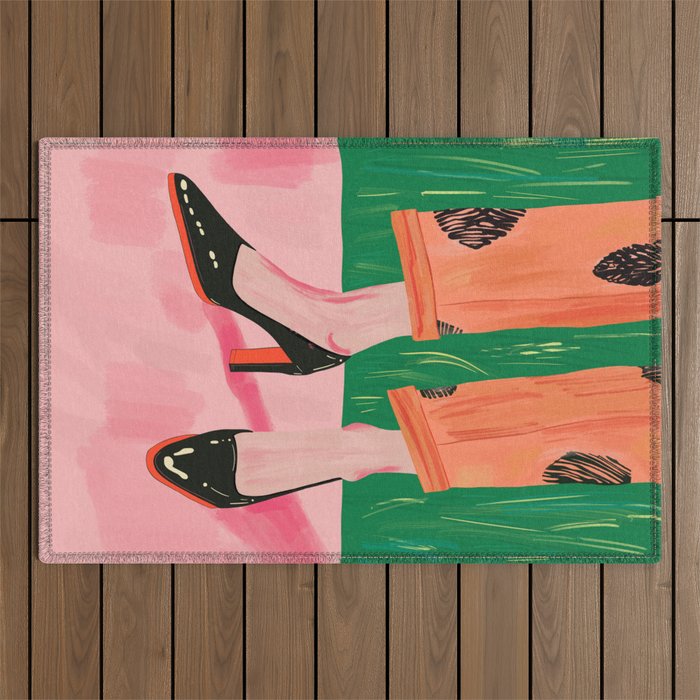 Chic Stroll Outdoor Rug Gallery Image 1