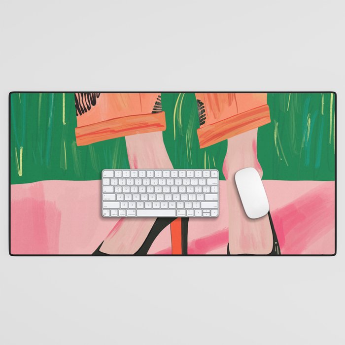 Chic Stroll Desk Mat Gallery Image 1