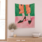 Chic Stroll Wall Tapestry Gallery Image 2