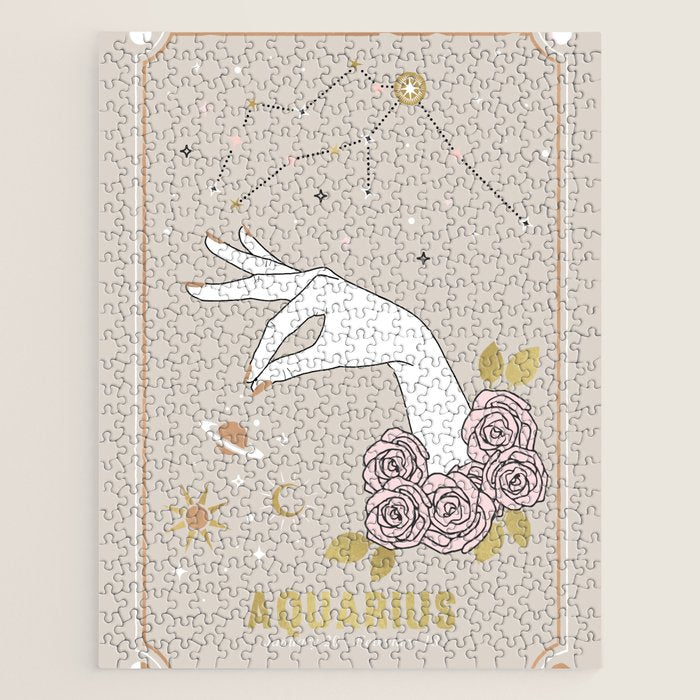 Aquarius Zodiac Sign Jigsaw Puzzle Gallery Image 1