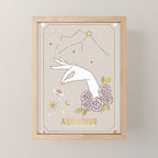 Aquarius Zodiac Sign Mini Art Print Gallery Image 1