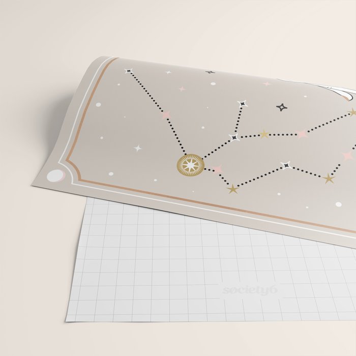 Aquarius Zodiac Sign Wrapping Paper Gallery Image 2