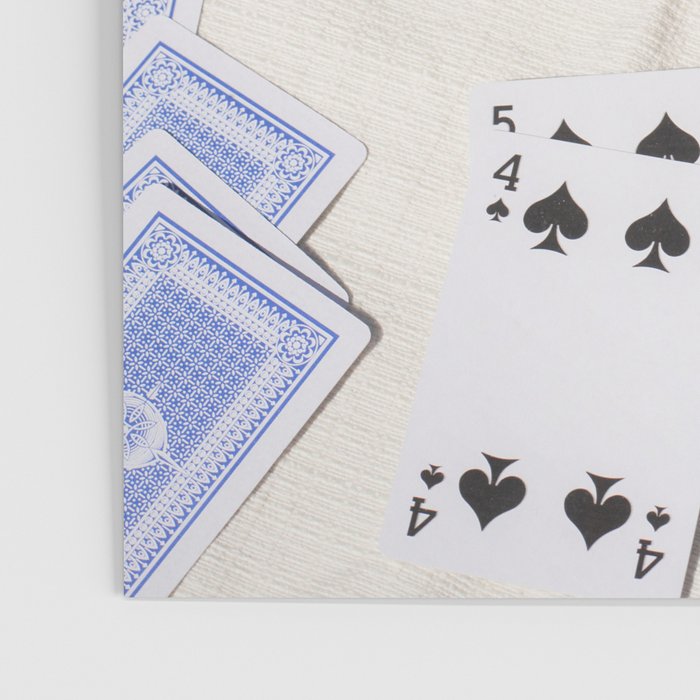 Playing a Game of Cards | Summer Sunshine Outside Games Photography Art Print Poster Gallery Image 3