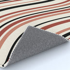Wavy Stripes XI - Neutral Pink Rug Gallery Image 4