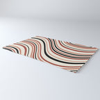 Wavy Stripes XI - Neutral Pink Rug Gallery Image 3