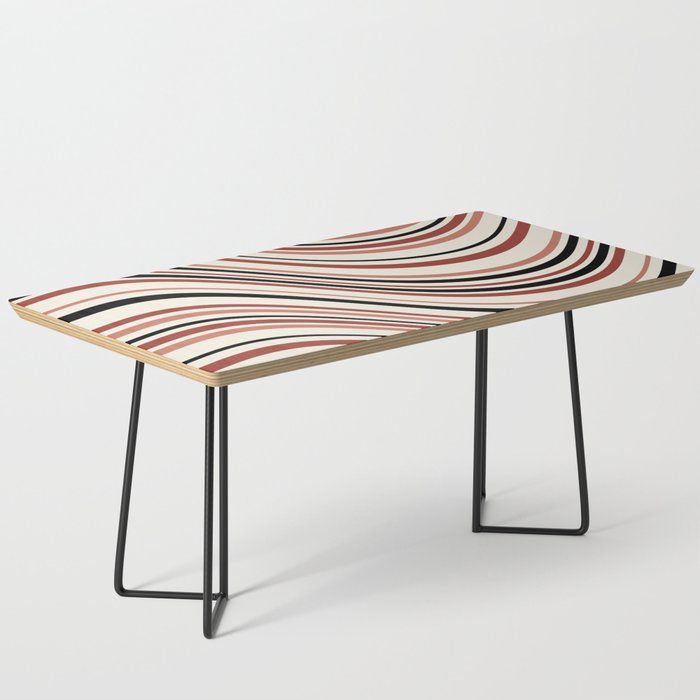 Wavy Stripes XI - Neutral Pink Coffee Table Gallery Image 1