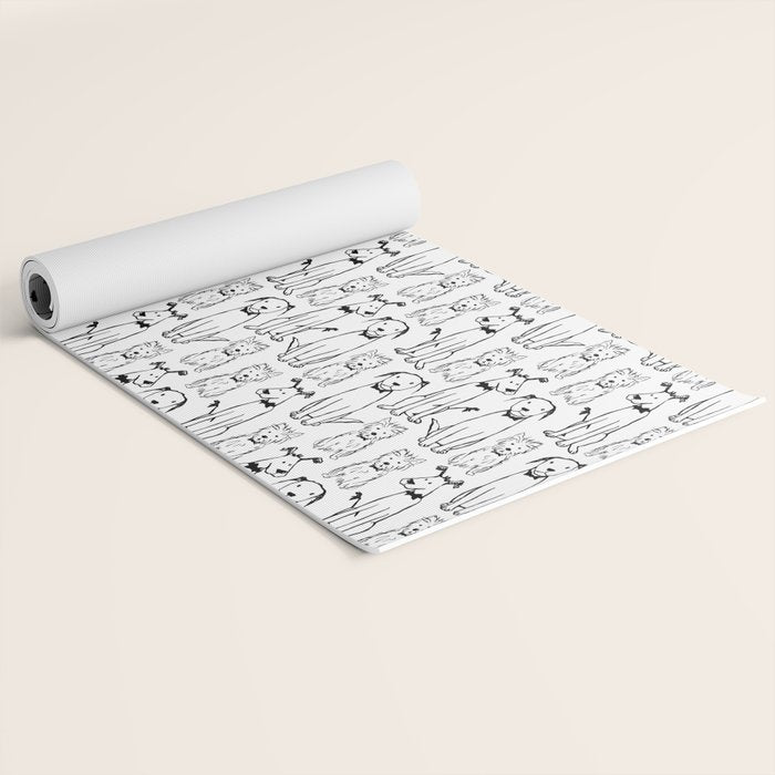 Three dogs Yoga Mat Gallery Image 2