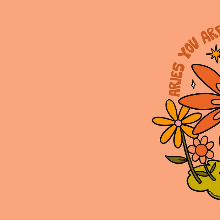 Aries Flower Coffee Mug Gallery Image 2