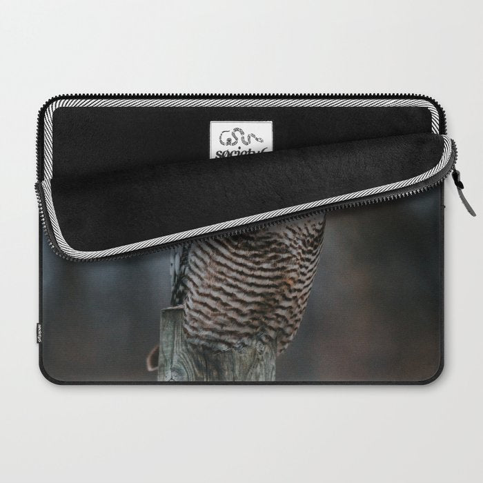 The Northern Howk Owl - Landscape and Nature Photography Laptop Sleeve Gallery Image 2