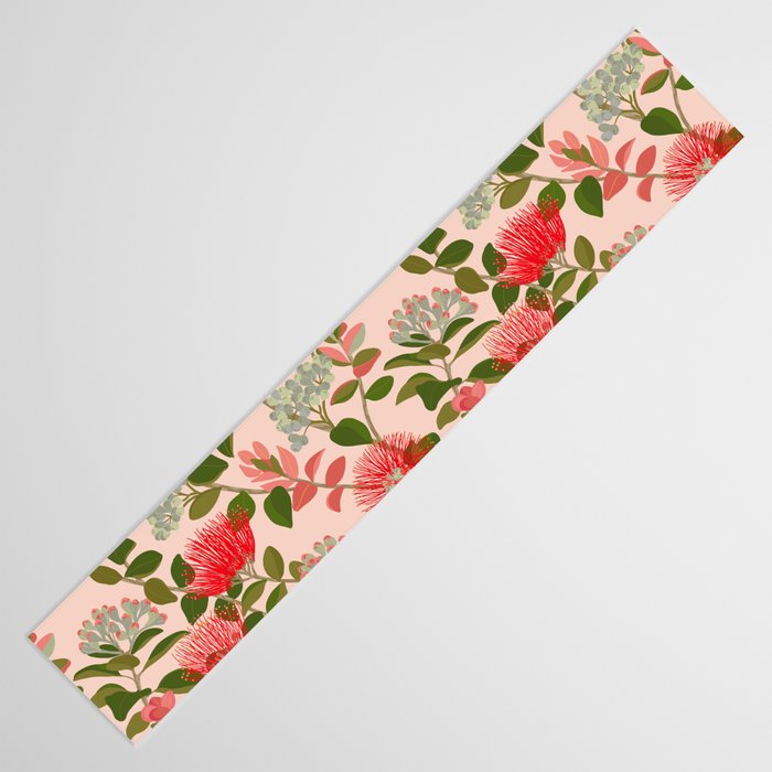 Ohia Lehua Tree on Pink Table Runner Gallery Image 3