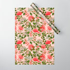Ohia Lehua Tree on Pink Wrapping Paper Gallery Image 1