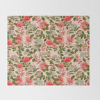 Ohia Lehua Tree on Pink Throw Blanket Gallery Image 2