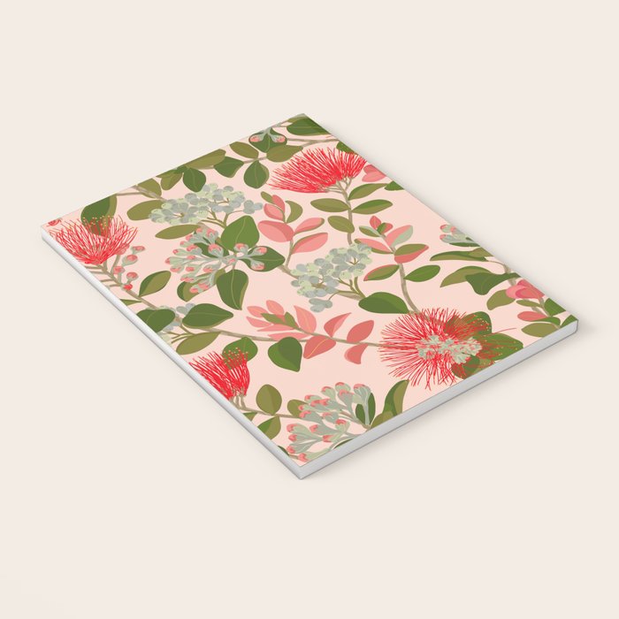 Ohia Lehua Tree on Pink Notebook Gallery Image 3