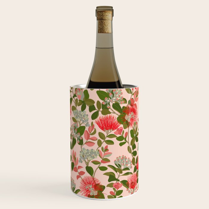 Ohia Lehua Tree on Pink Wine Chiller Gallery Image 1